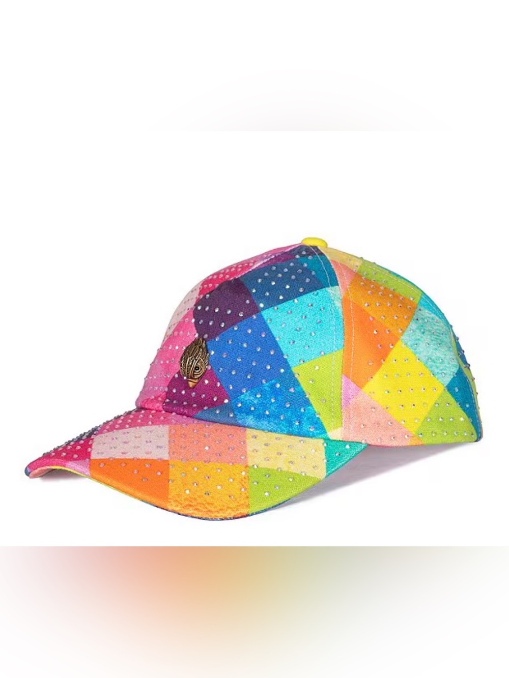 NWT Kurt Geiger London Stained Glass Print Baseball Cap
